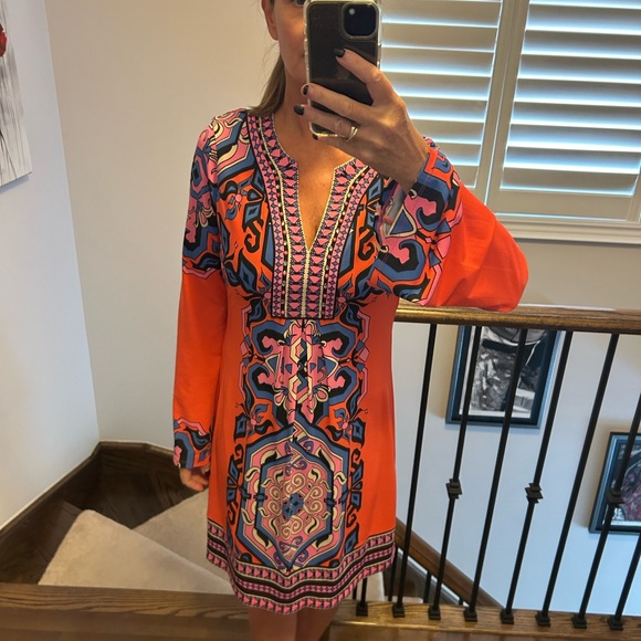 HALE BOB JEWELLED MINI DRESS red/blue/black - Picture 2 of 15